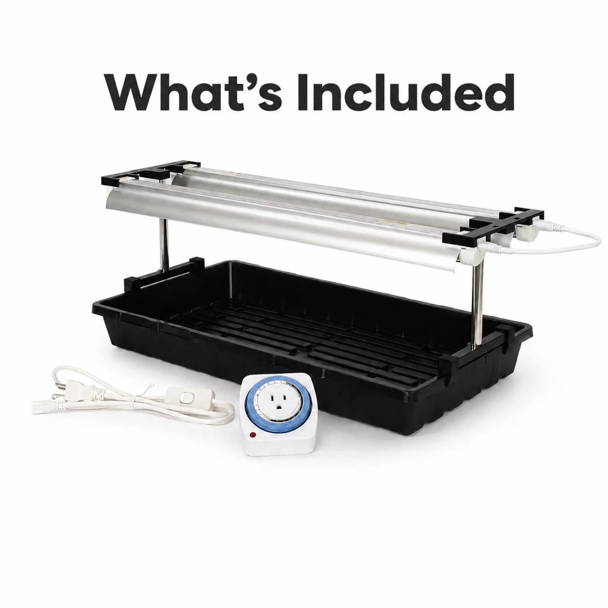 Seedling Grow Light - Adjustable LED Light Stand for Indoor Seed Starting Tray
