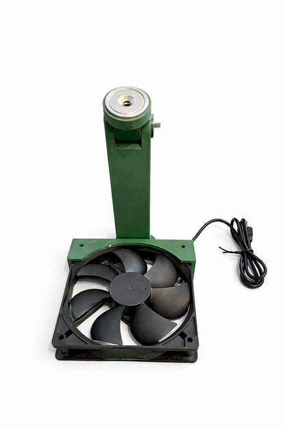 Articulating Magnetic Fan Mount for Greenhouse Cabinets and Plant Shelves