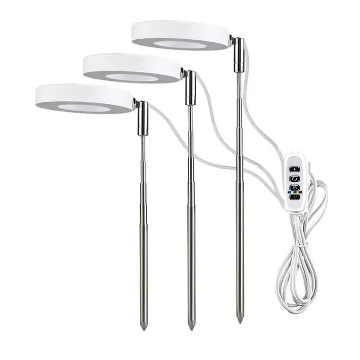 LED Grow Light for Indoor Plants - Full Spectrum Halo Plant Lamp with Auto Timer & Dimmable Brightness